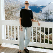 Moke Ruby Womens Tee | Black