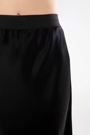 Nes Muse Satin Skirt | Black