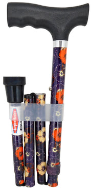 Foldable Walking Stick | Hibiscus