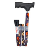 Foldable Walking Stick | Hibiscus