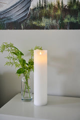 Sirius Sara Rechargeable LED Wax Candle | White 30cm