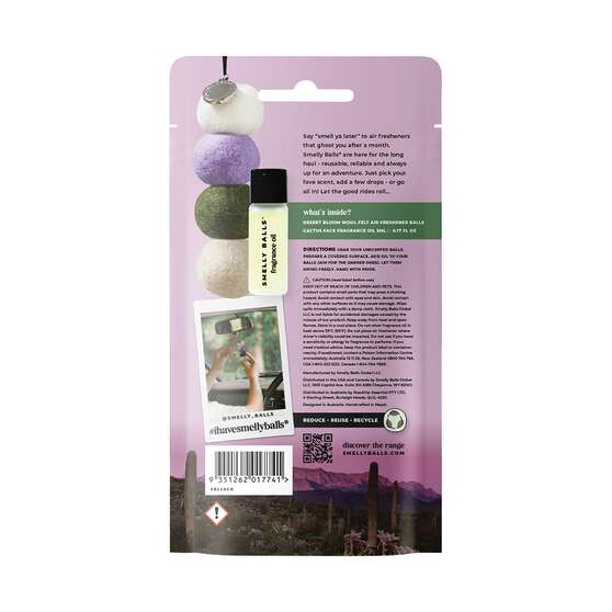 Smelly Balls Air Freshener Set | Desert Cactus Face