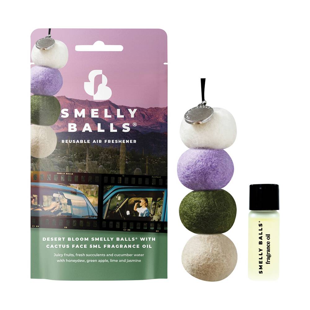 Smelly Balls Air Freshener Set | Desert Cactus Face