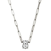 Dyrberg Kern Serafine Necklace | Silver Crystal