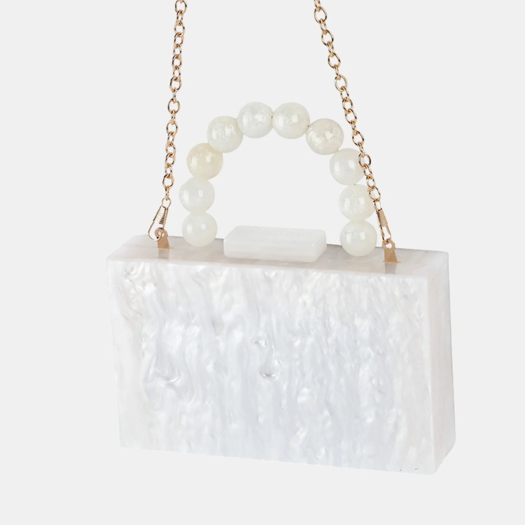 Blair Acrylic Bag | White