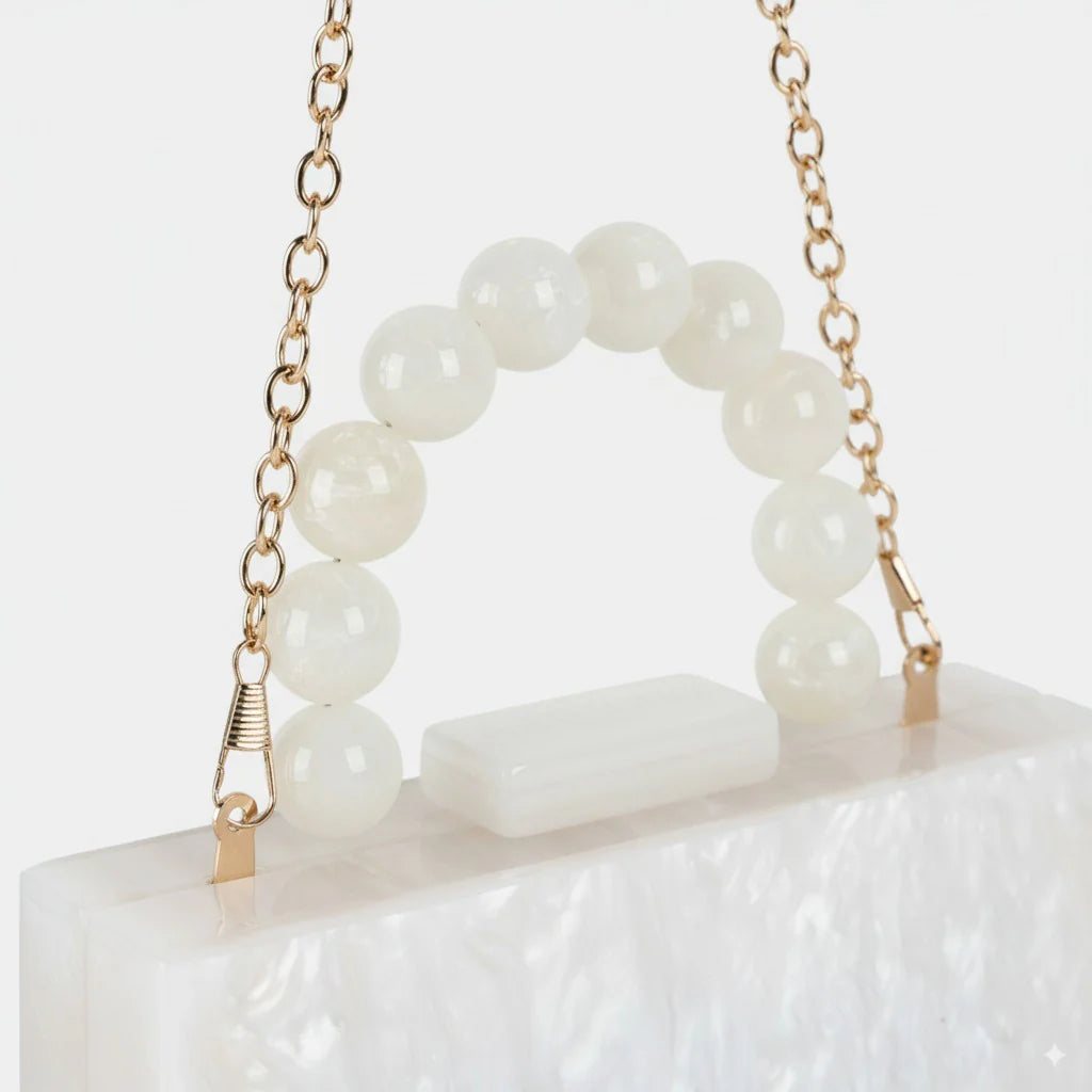 Blair Acrylic Bag | White