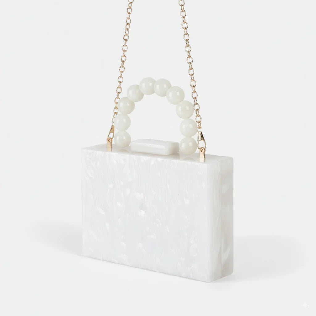 Blair Acrylic Bag | White