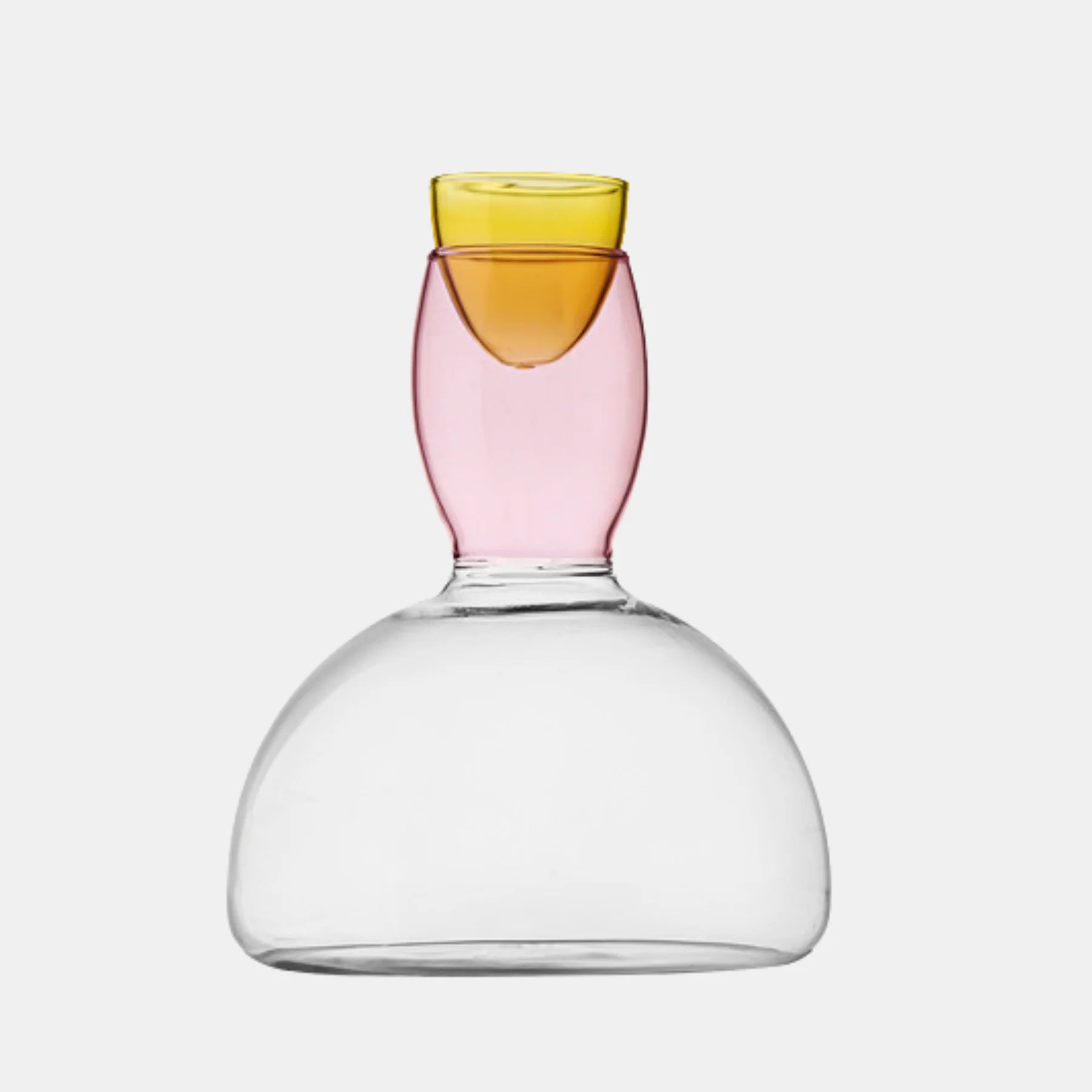 Clancy Glass Carafe 1500ml | Pink
