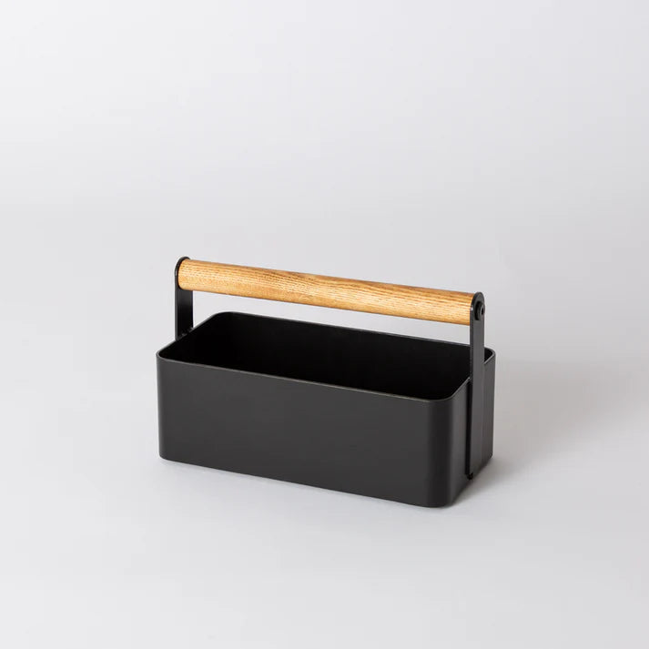 Saffron Inc Fuji Small Storage Box | Black