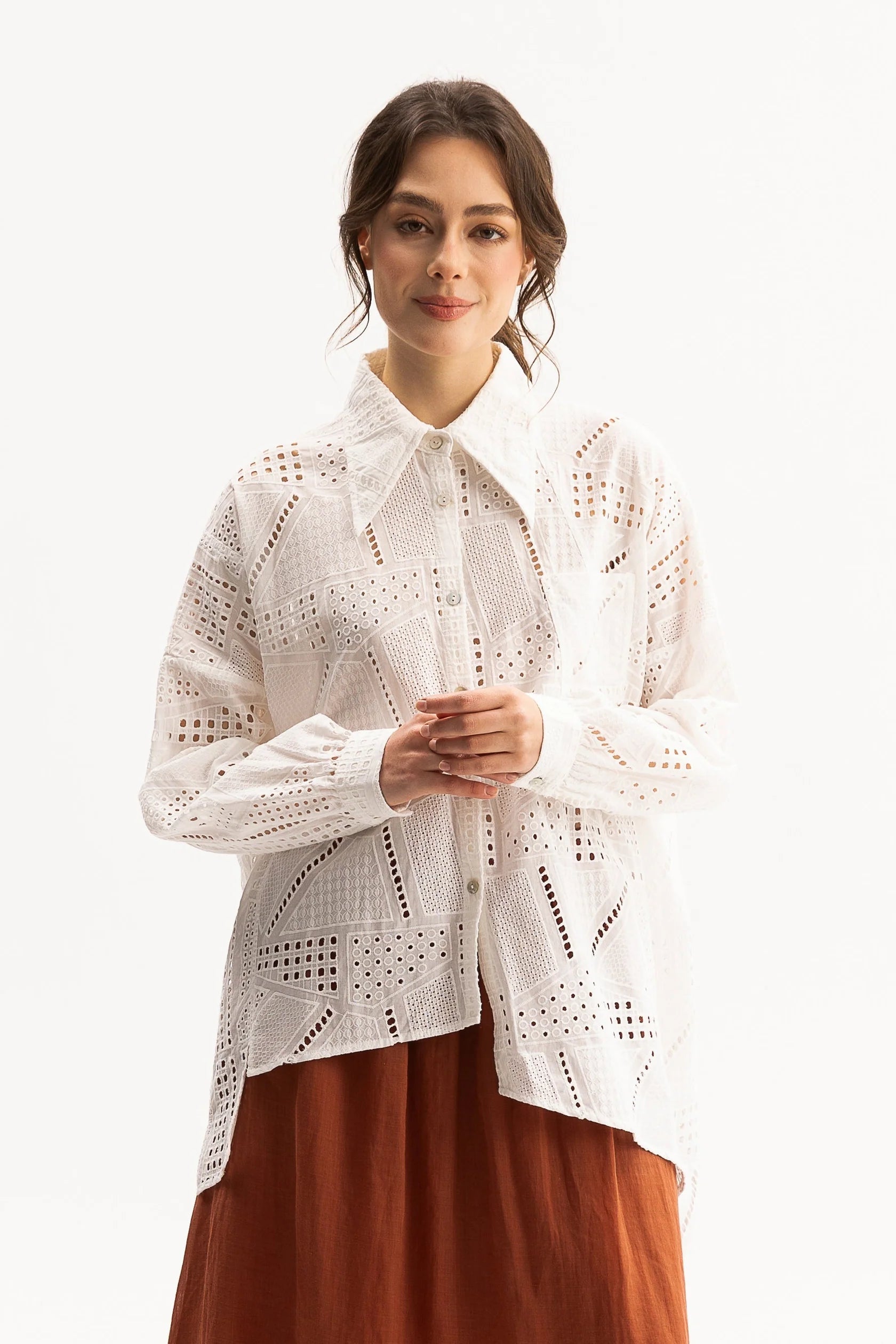 Blacklist  Ayla Shirt | White