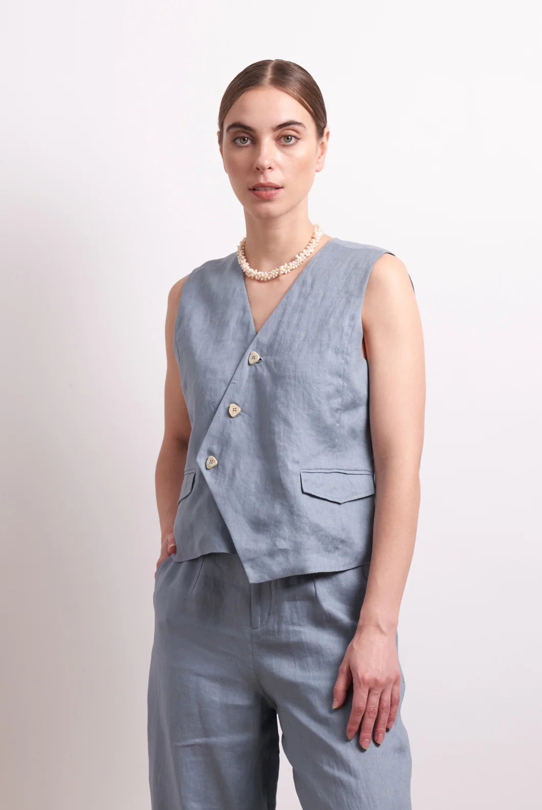 Neris Highlife Vest | Dove