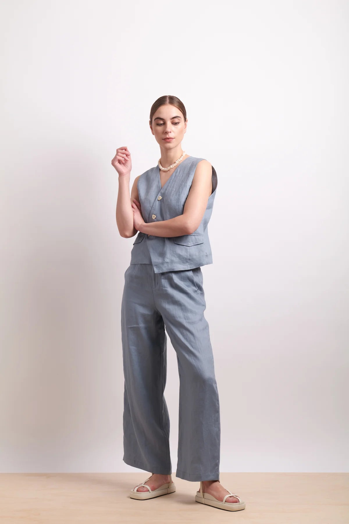 Neris Highlife Vest | Dove