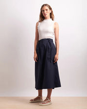 Neris The Crush Shell Top | White