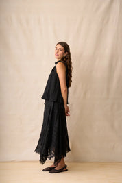 Neris Art House Skirt | Ebony