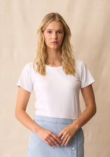 Neris Zoe Tee | White