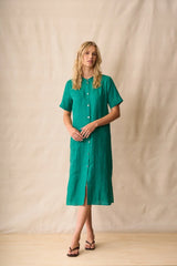 Neris Shiloh Dress | Malachite