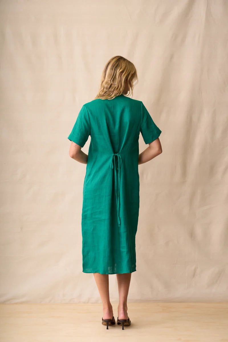Neris Shiloh Dress | Malachite