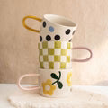 Caroline Gardiner Ceramic Mug | Blue Accent Dotty