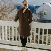 Moke Georgie Women's Rain Coat | Chocolate