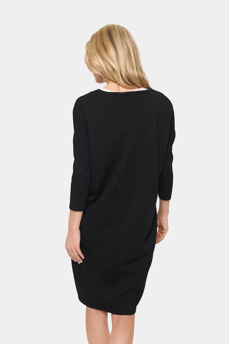 St Tropez Mila Roundneck Dress | Black