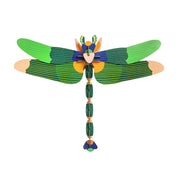 Studio Roof  Wall Art | Butterflies (A4) Green Dragonfly