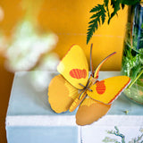 Studio Roof Wall Art Butterflies (B7) | Yellow Butterfly