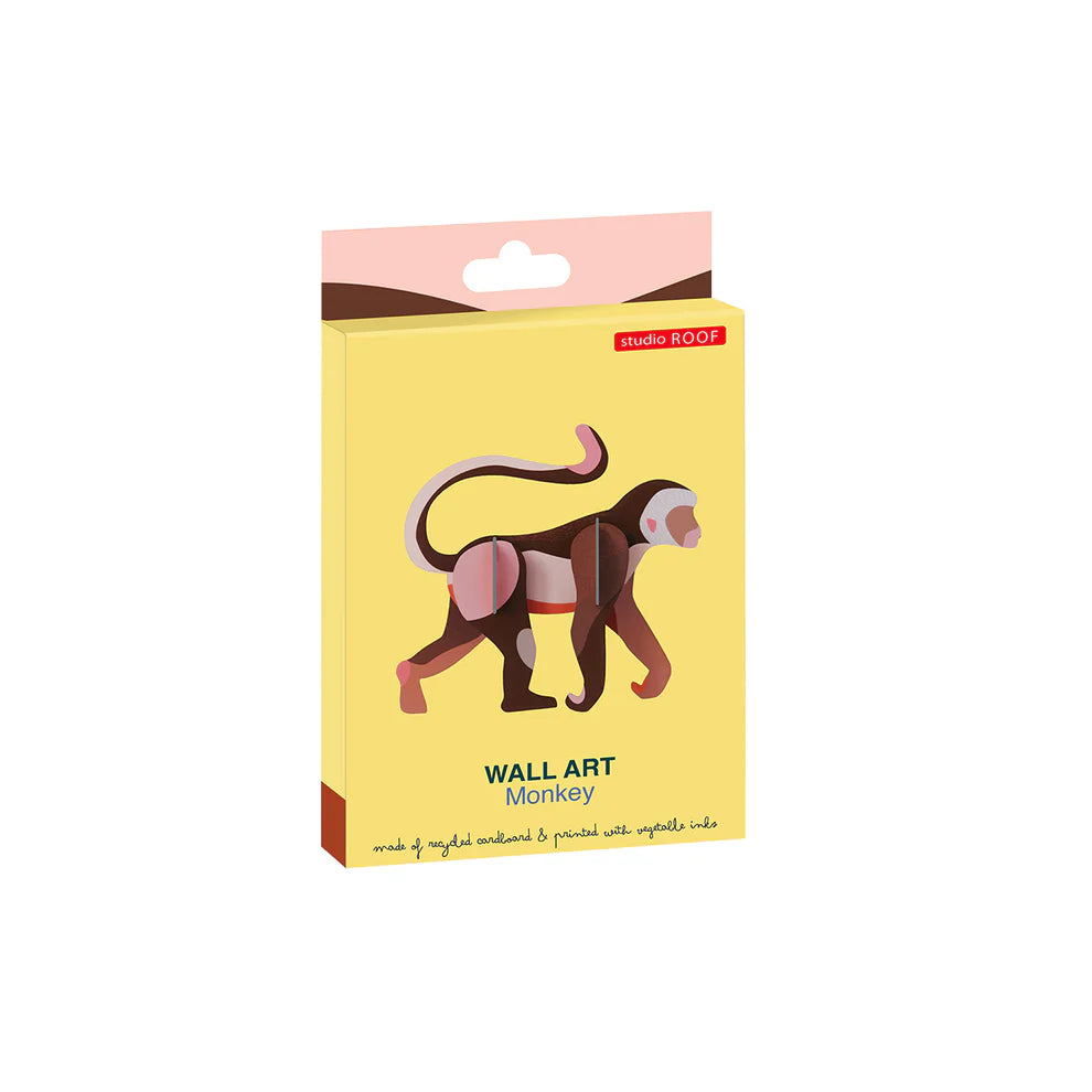 Studio Roof  Wall Art Jungle Animals (B7) | Monkey