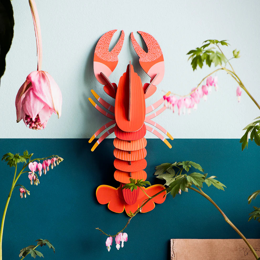 STUDIOROOF-WallArtSeaCreaturesA4_Lobster.02.webp