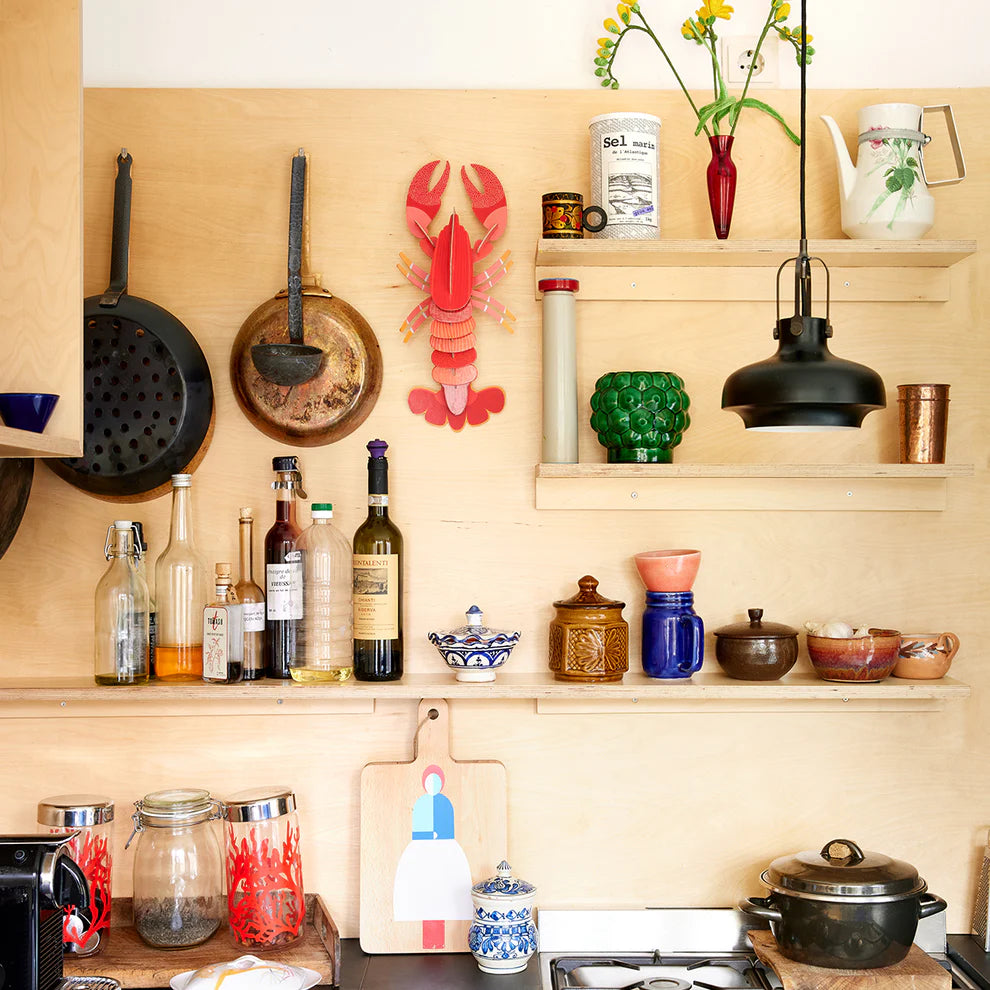 Studio Roof  Wall Art Sea Creatures (A4) | Lobster