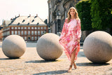 St Tropez Polyanna Dress | Poppy Shaded Flower