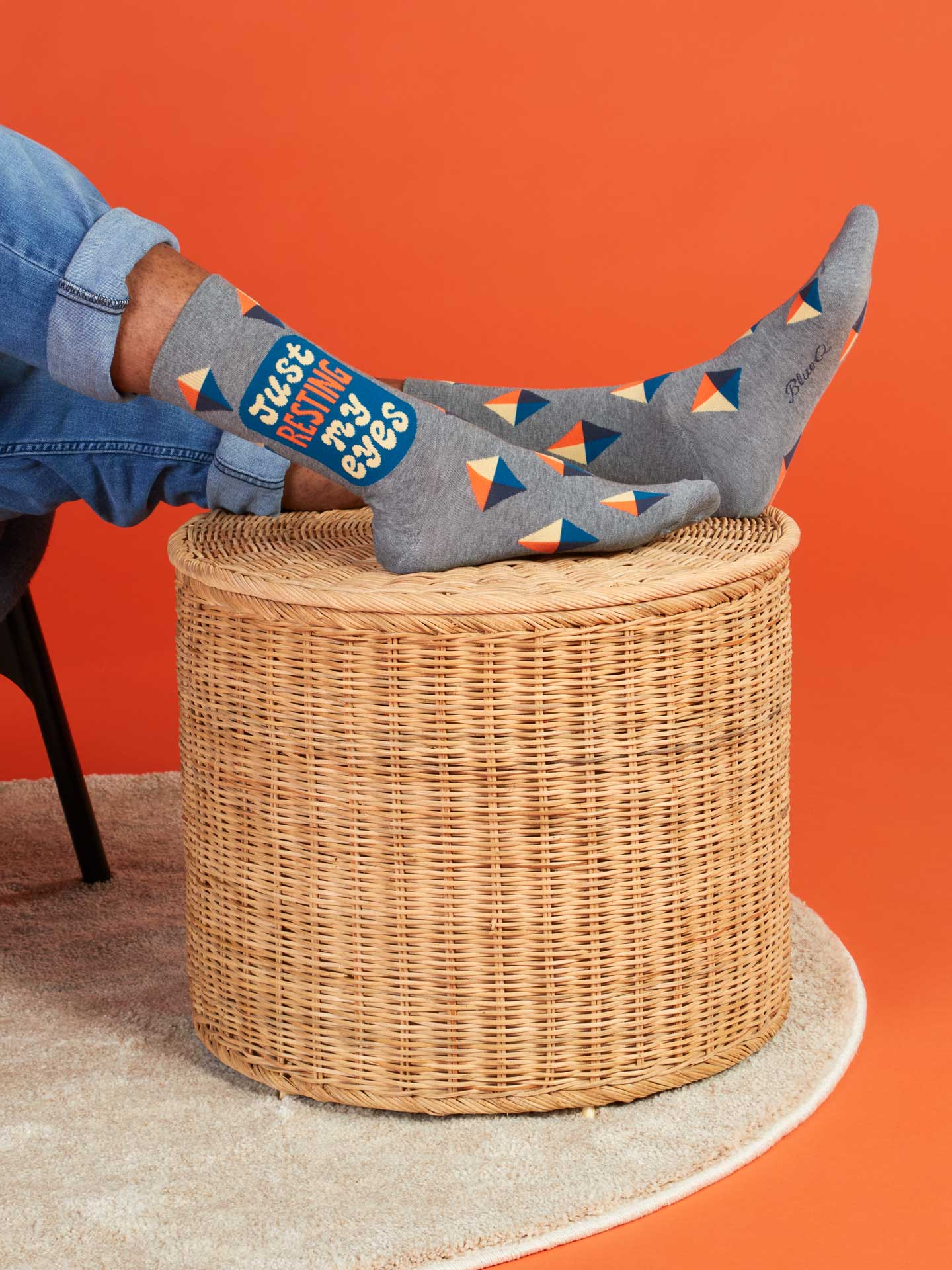 Blue Q Mens Socks | Just Resting My Eyes