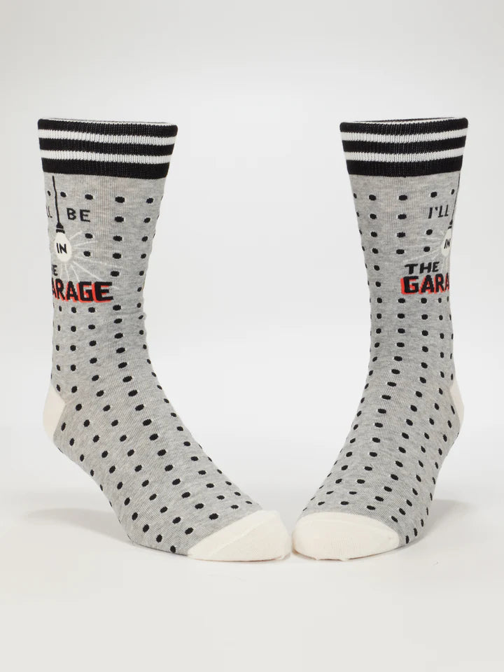Blue Q Mens Socks | I'll Be In The Garage