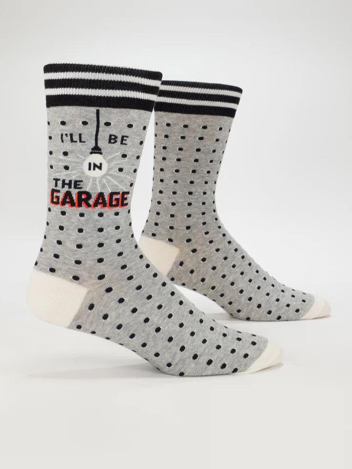 Blue Q Mens Socks | I'll Be In The Garage