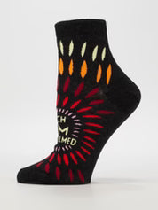 Blue Q Ankle Sock | Bitch I AM Overwhelmed