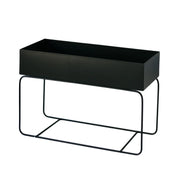 Saffron Inc Metal Planter | Black Short