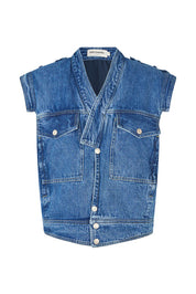 Lollys Laundry Sam Vest | Blue