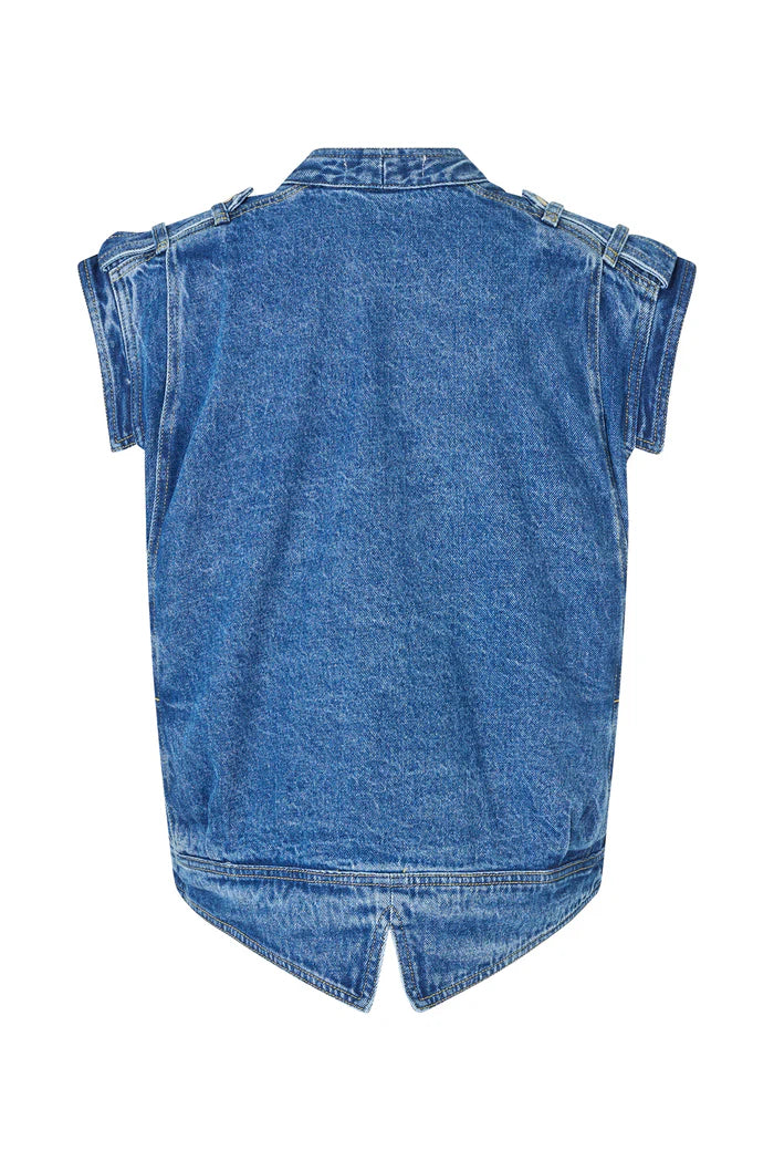 Lollys Laundry Sam Vest | Blue