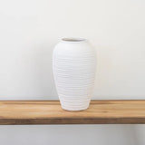 Capulet Adesso White Terracotta Vase Small