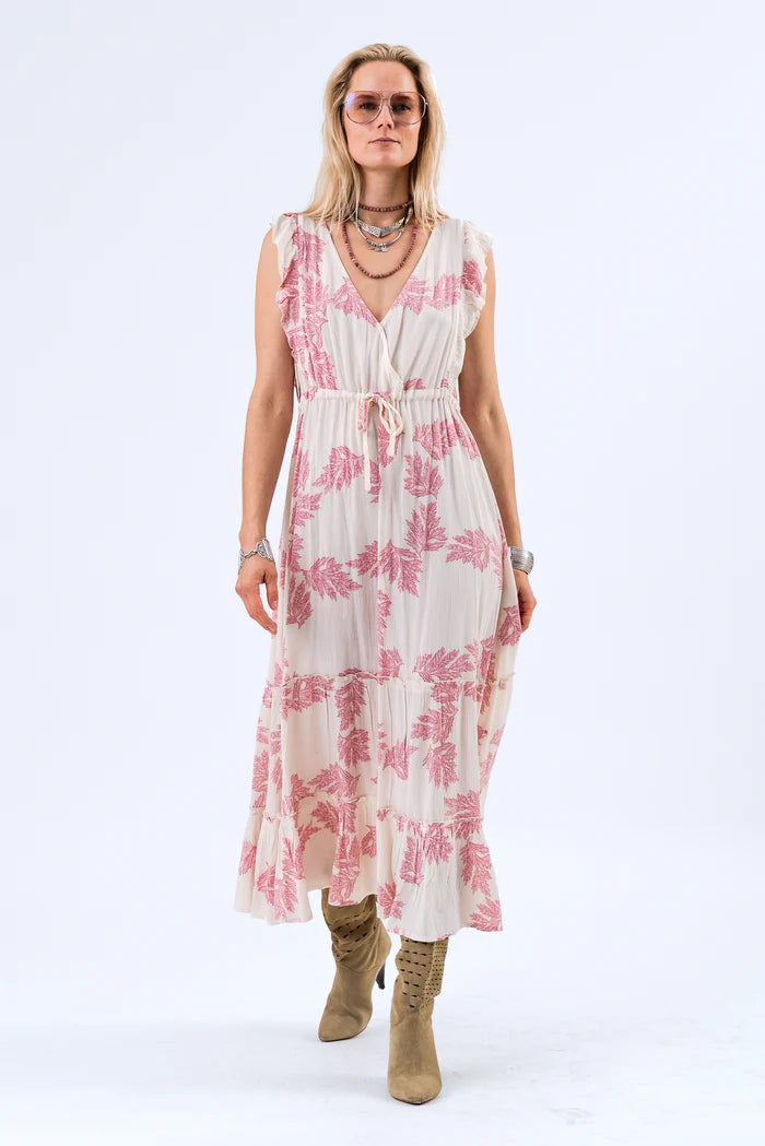 Lollys Laundry Samo Midi Dress | Pink