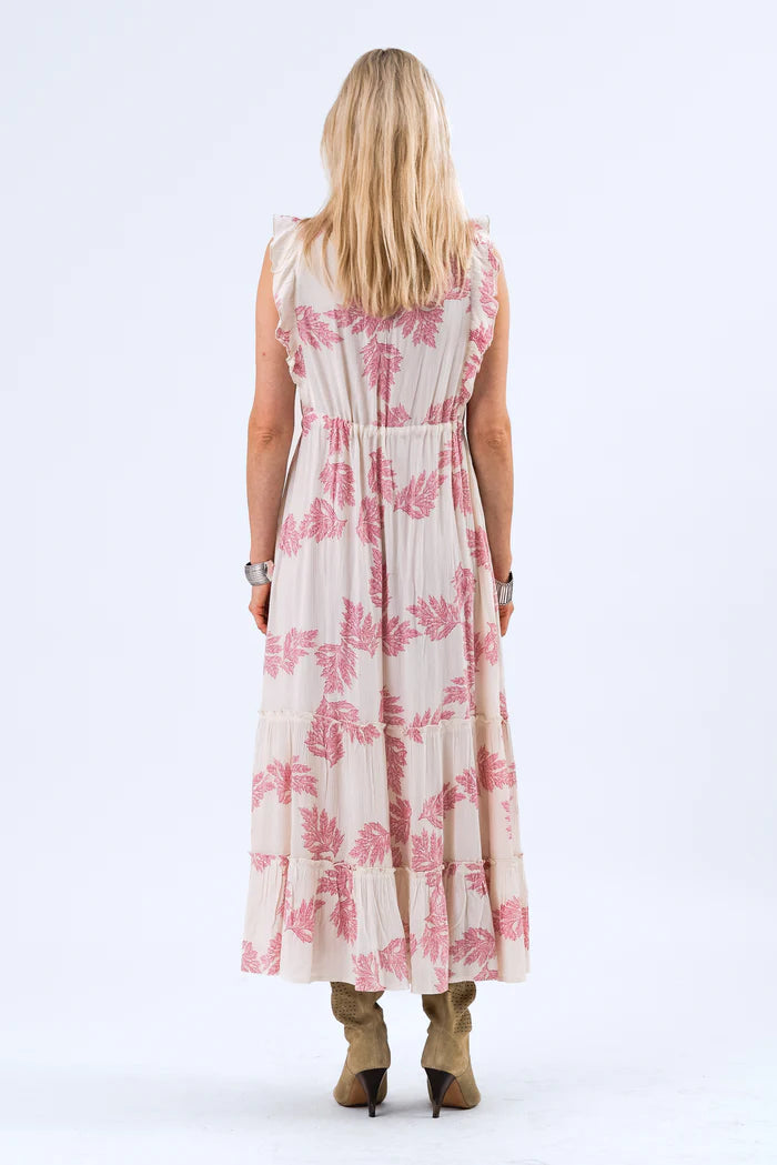 Lollys Laundry Samo Midi Dress | Pink