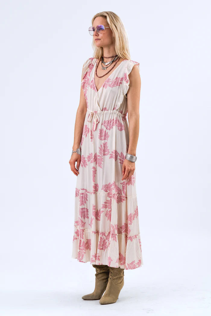 Lollys Laundry Samo Midi Dress | Pink