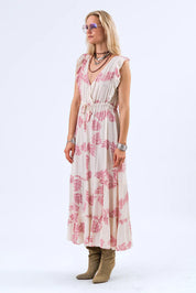 Lollys Laundry Samo Midi Dress | Pink