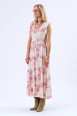 Lollys Laundry Samo Midi Dress | Pink