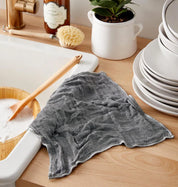 Nawrap Charcoal RIB Dish Clothes | Grey White