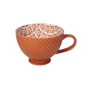 Now Designs Stamped Latte Stoneware Mug |  Copper
