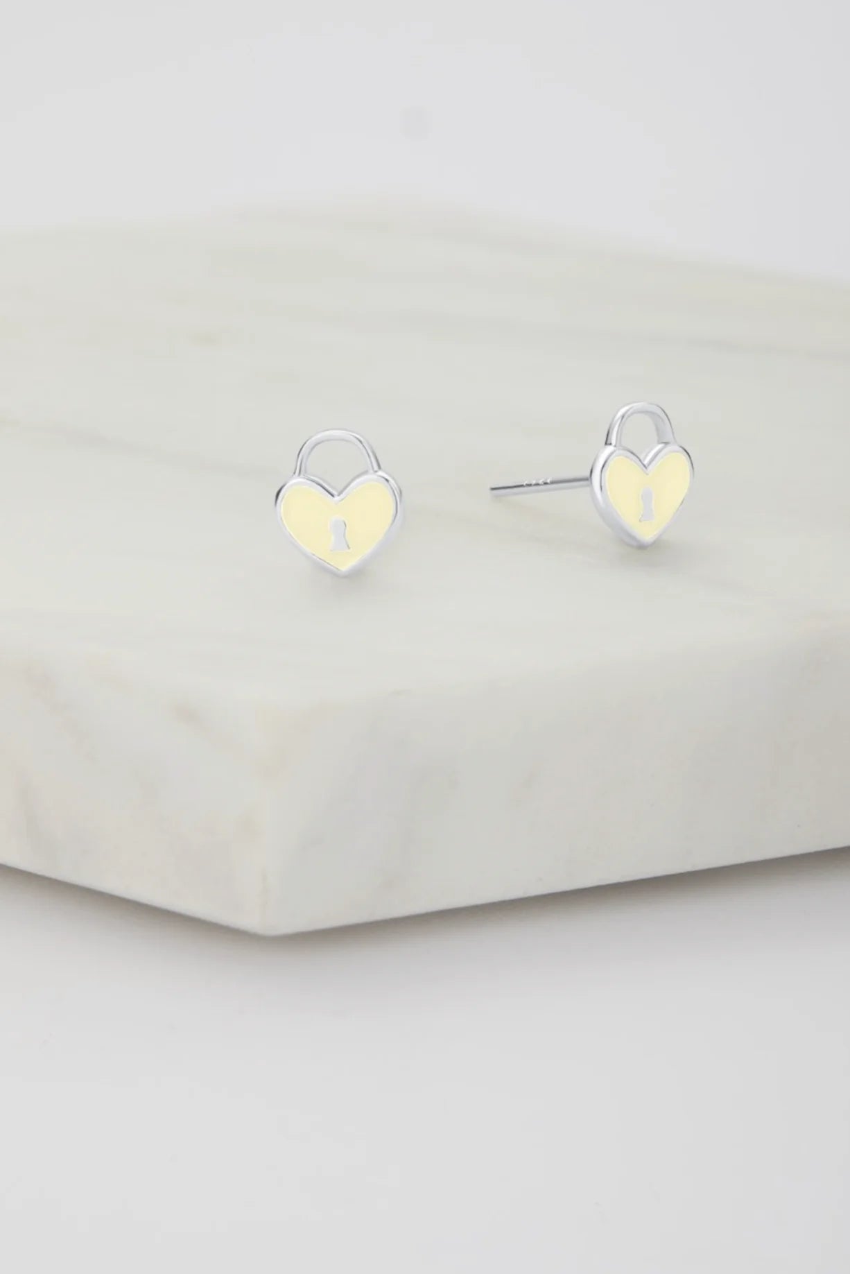 Zafino Locket Stud | Yellow