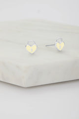 Zafino Locket Stud | Yellow