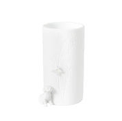 Radar Porcelain Vase Dog Sitting | White