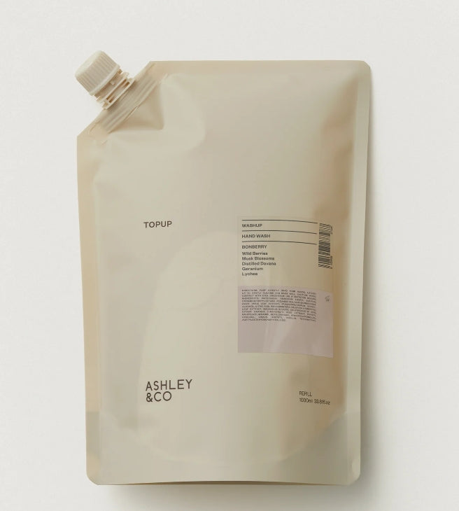 Ashley & Co Topup Washup Hand Wash | Bonberry 1L