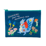 BlueQ Zip Purse | The Souvenirs From My Mushroom Trip Zipper Pouch